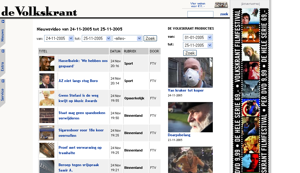 Screenshot Volkskrant Video