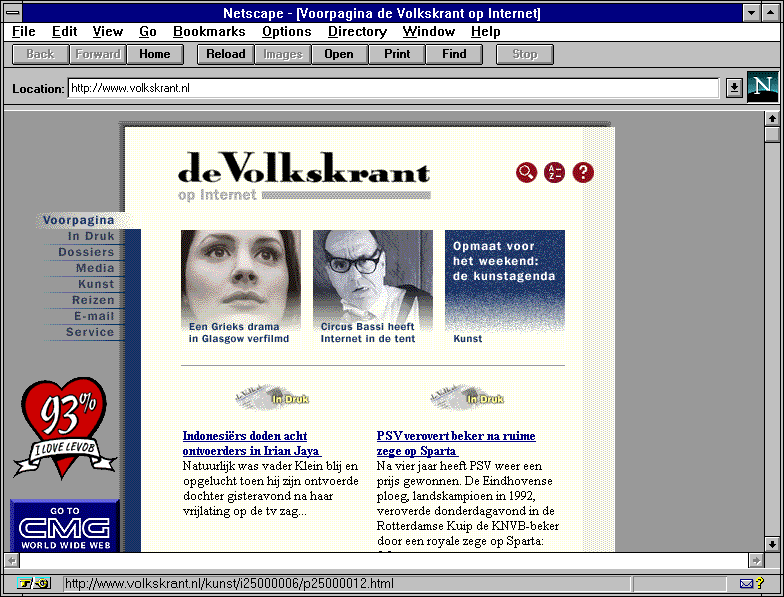 Screenshot volkskrant.nl 1.0 Screenshot volkskrant.nl 1.0